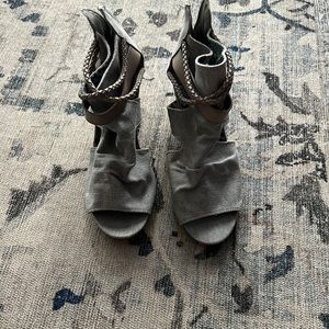 Blowfish peep toe wedge